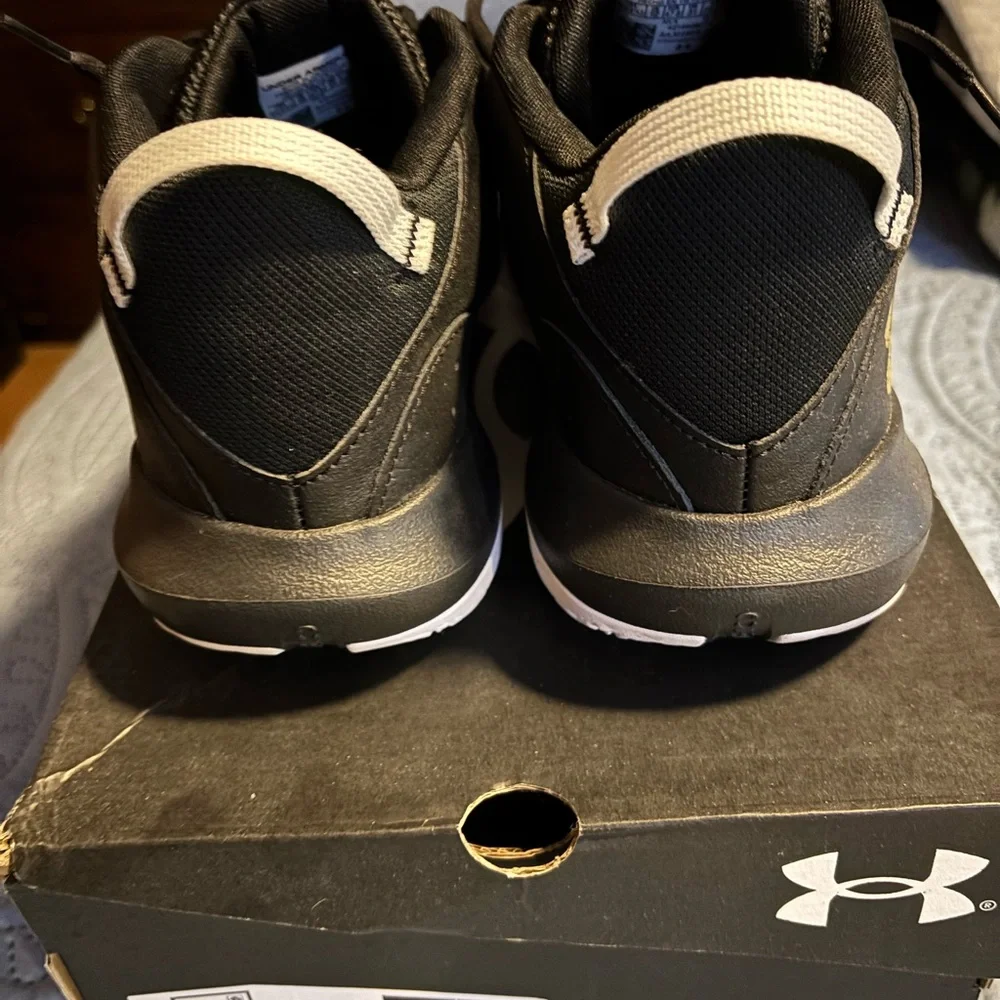Under Armour Lockdown 6 Unisex Black Athletic Shoes Size 13 - Picture 7 of 9